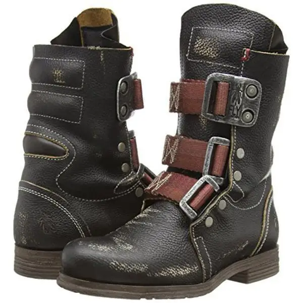 buckle hiking boots