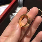 Rings Ring Rings SHUSHU Hot Sell Wholesale Jewelry Rings LOVE WEDDING BAND Ring 3 DIAMONDS No Box