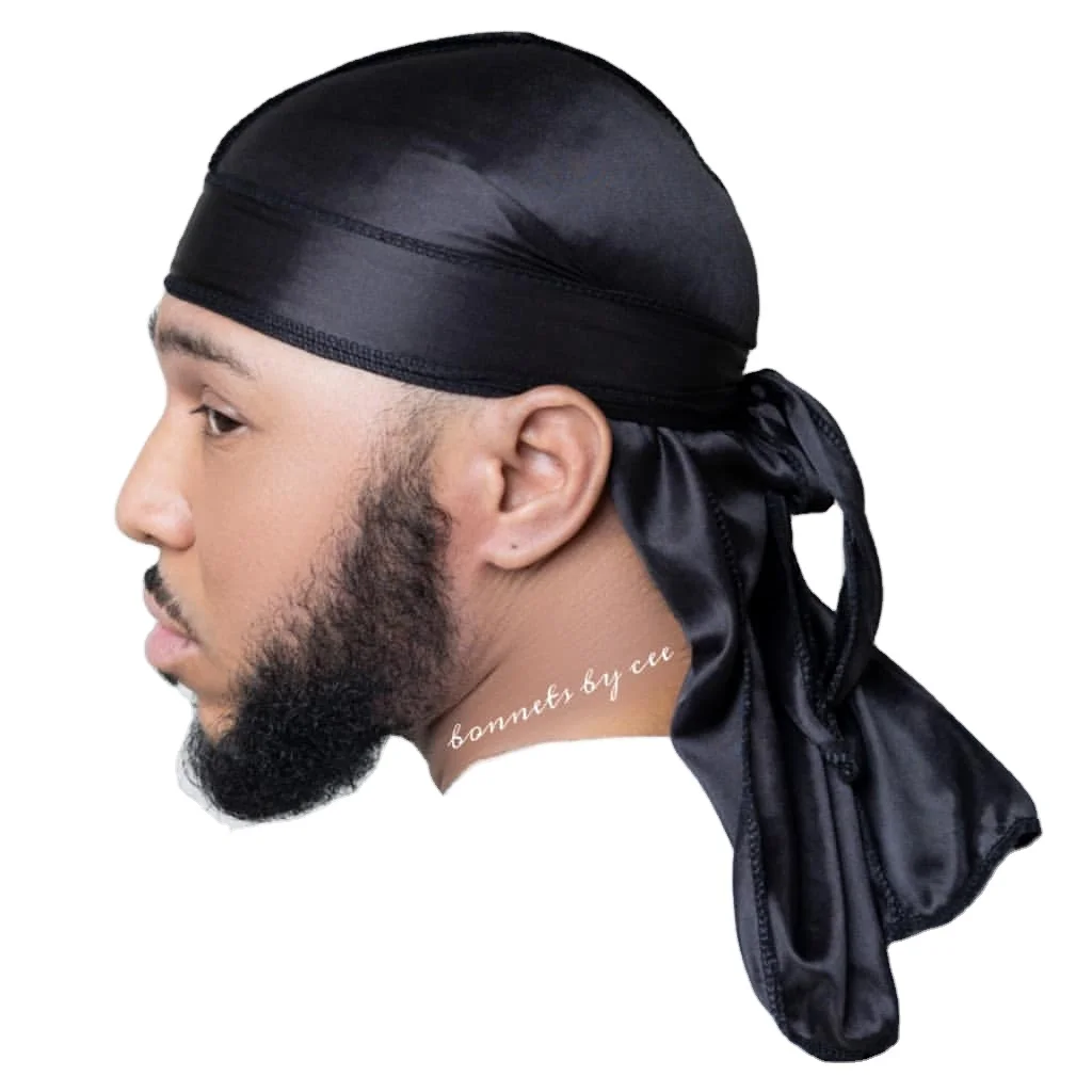 High Quality Head Wrap Silky Hair 360 Waves Rag Bonnet Durag For Scarf - Buy Durag,Head Wrap,Silk Bonnet Product on Alibaba.com