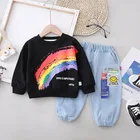 Children Children's 2021 New Product Complete Specifications Cotton Children Wear T-Shirt Children'S Suit