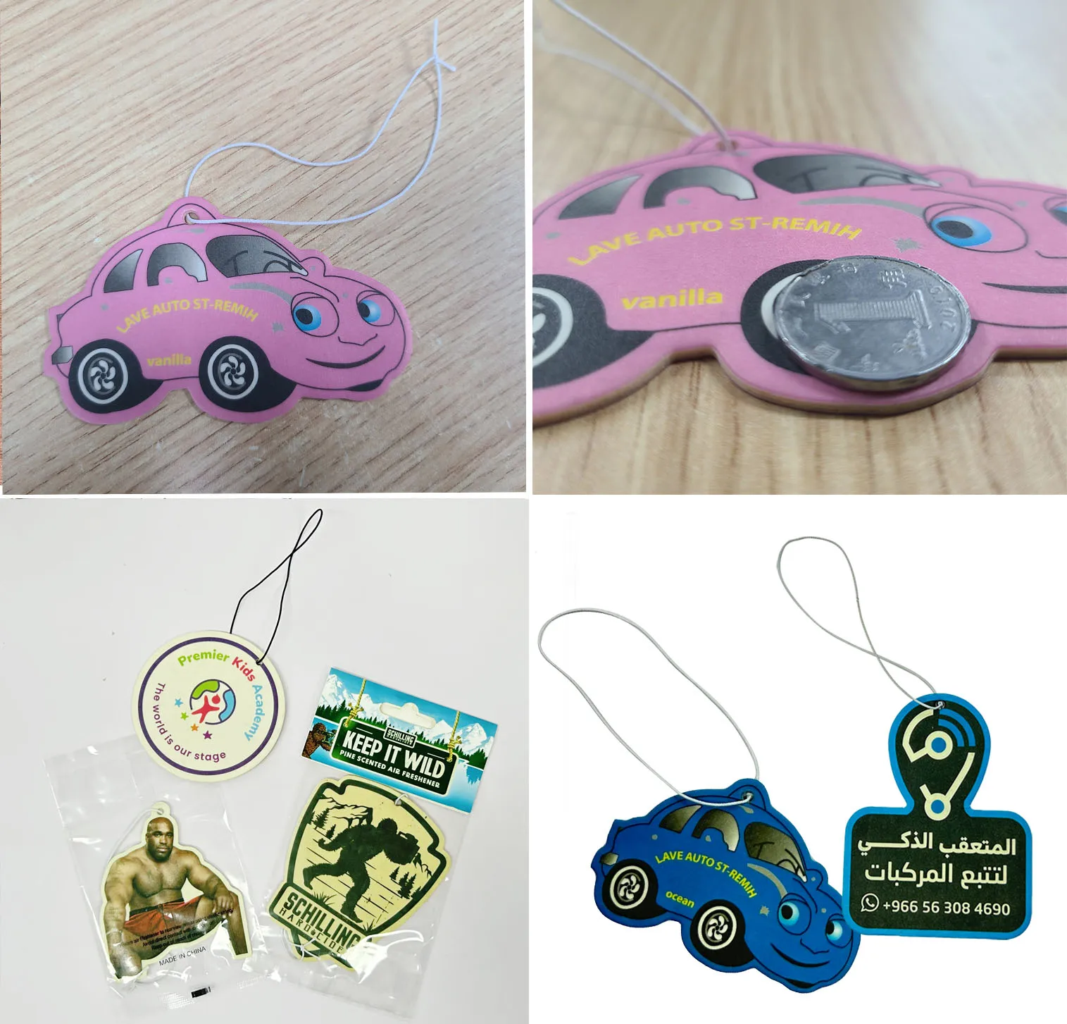 Car Accessories Scents Hanging Hot Sale Freshener For Promotional Gifts Custom Design Air Paper Fresher