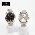 Watch Retro Style Luxury Waterproof Quartz Watch Stainless Case 22mm