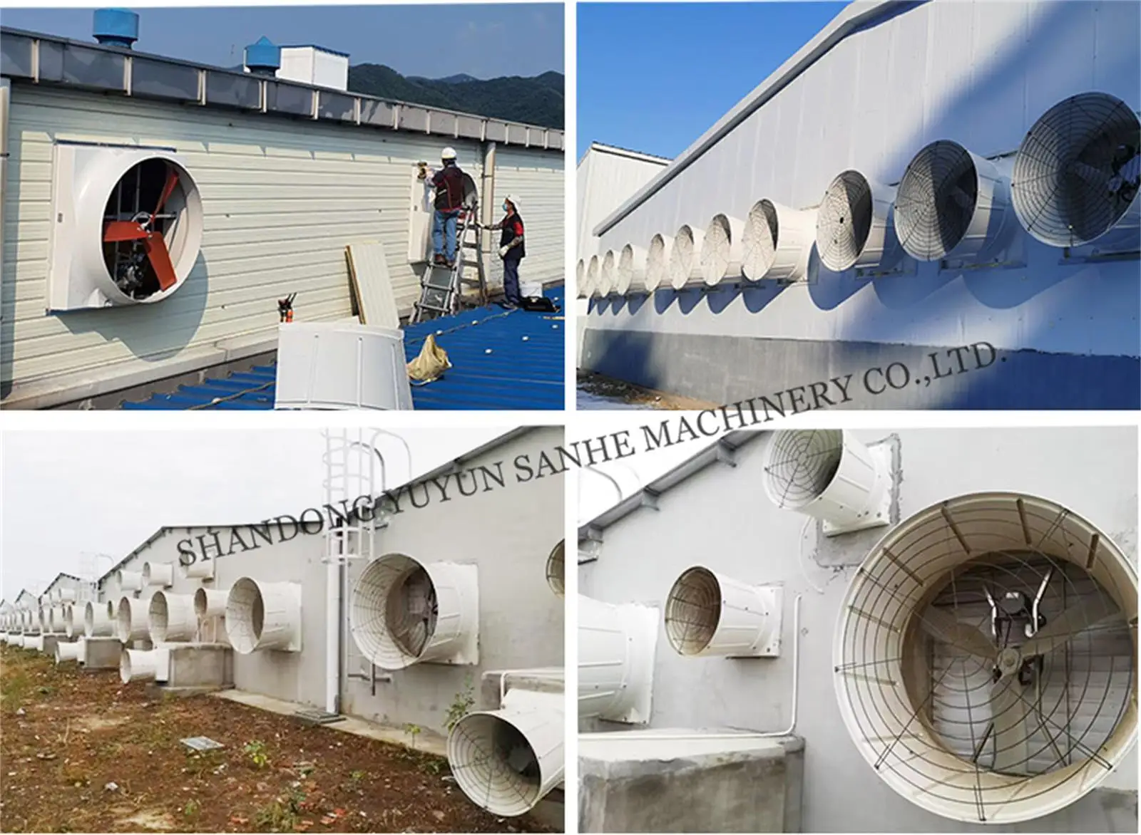 Wall-mounted Axial Exhaust Fan, FRP, 15000 - detail 24