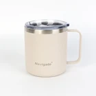 Mug Coffee Mug Navigate 12OZ/16OZ Double Walled Stainless Steel Insulated Vacuum Coffee Mug With Square Handle