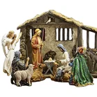 Nativity Premium Quality Holy Family Figurine Religious Ornament Resin Christmas Nativity Sets