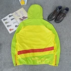 Jacket Track Outdoor Sports Nylon Waterproof Jacket Custom Men College Track Pullover Windbreaker Wholesale