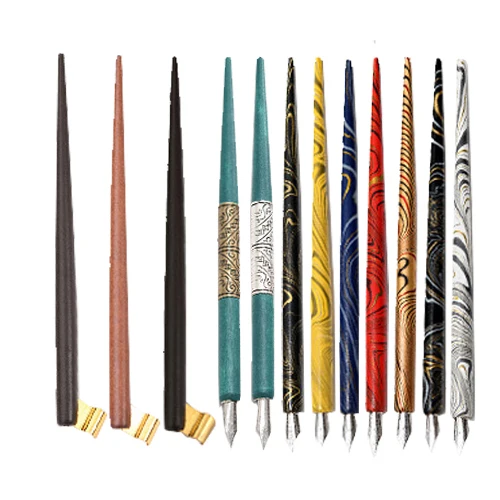 Straight Pen Holders, Oblique Nib Holders, Urushi Pens, Handmade Calligraphy  Pen Holders — Dao Huy Hoang