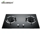 Gas Cooktops Gas Gas Cooktop Double Burners |Three Rings Tempered Glass Gas Hob Cooktops Cooking Gas Stove Stufa