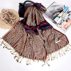 Scarf Exquisite And Intricate Woven Pattern Spring Warm Luxury Cashmere Pashmina Shawl Scarf