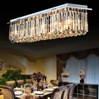 For Chandelier Large Hotel Lobby Dining Modern Crystal Rectangular Chandelier For Living Room