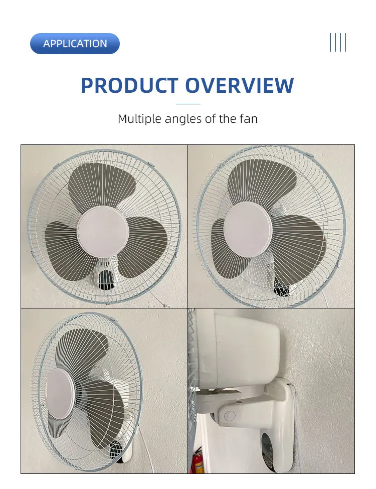 Wall Fan, Electric, Metal - detail 8