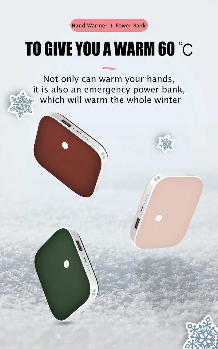 Hand Warmer, Portable, 10000mah, 5v, 2a - detail 2