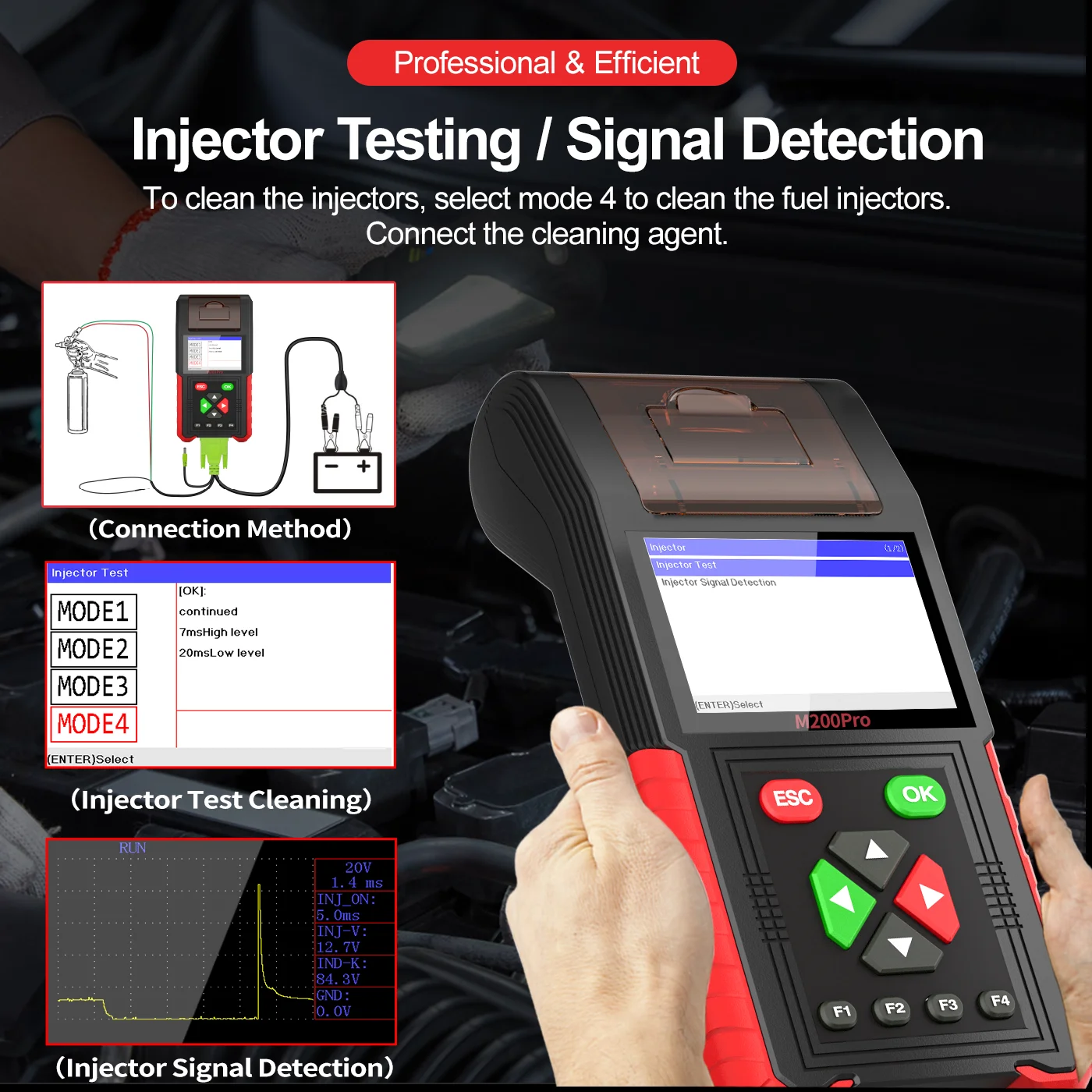 Jdiag M200pro Ecu Remap Program Tool Motorbike Diagnostic Scanner