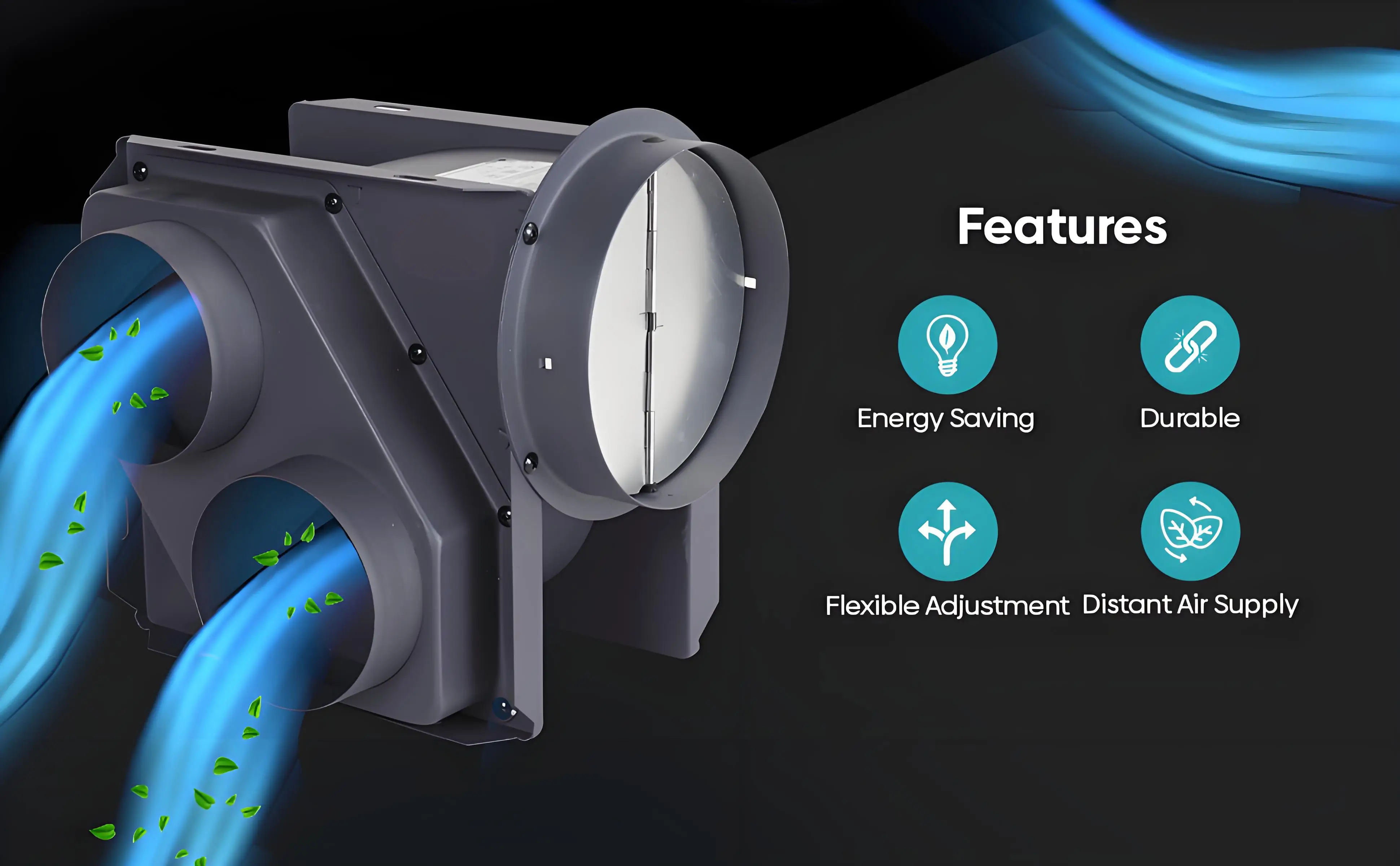 High-performance Duct Fan, 1000, CFM - detail 8