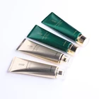 Silk Tube D40mm Green/gold Silk Print Tube Brushed Aluminum-plastic Tube Laminated Tube