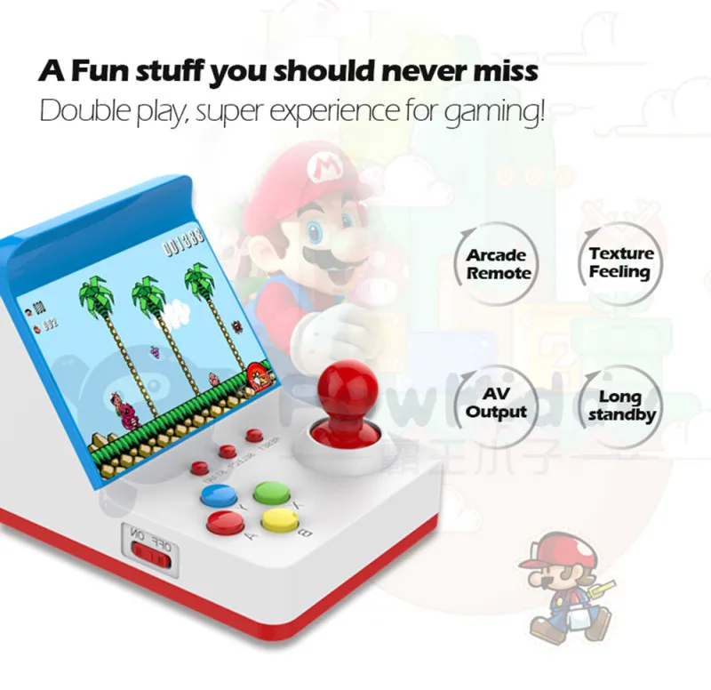 8Bit Handheld Retro Mini Gaming Console Built-in 360 Classic Games Retro Arcade FC Game Player