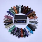Crystal Crystal Wholesale Natural Lapis Points Crystal Quartz Cigarette Crystal Wand Smoking Pipes