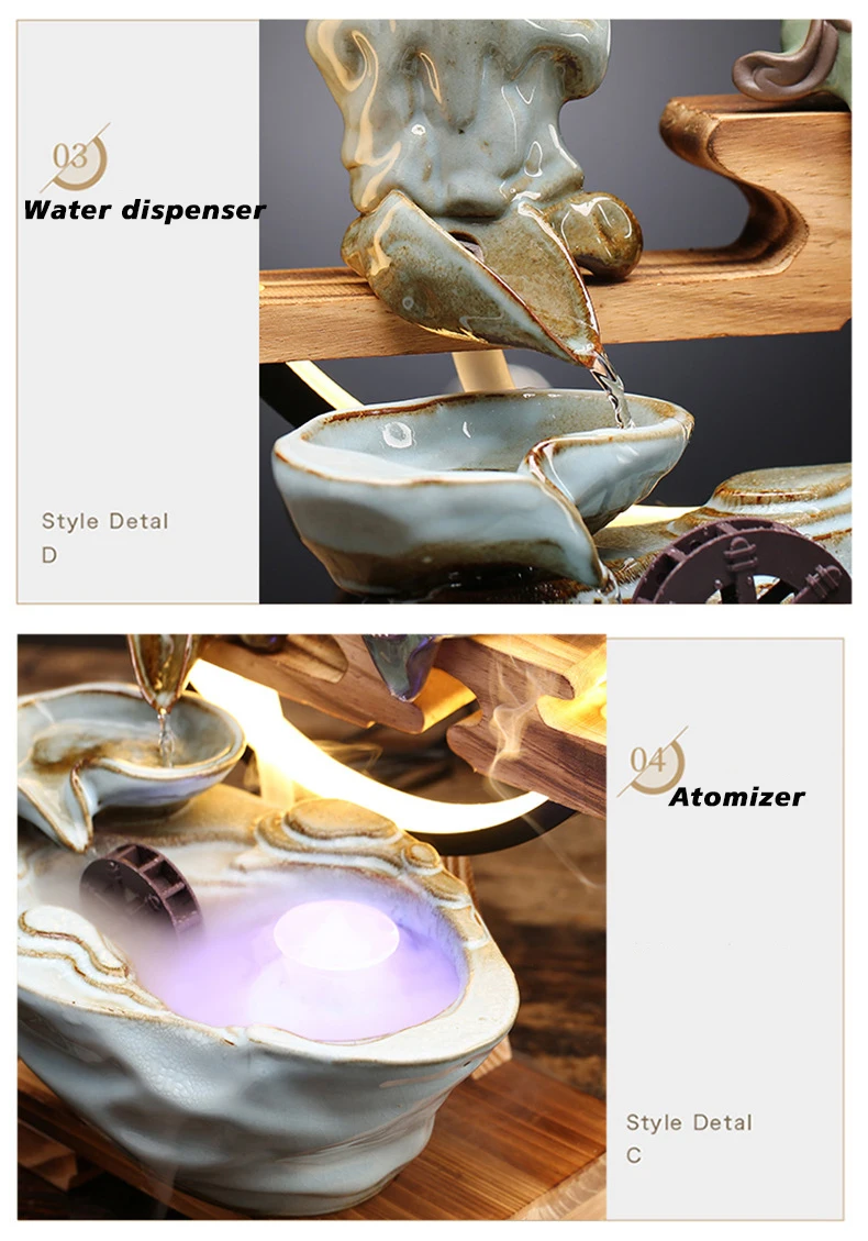 Chinese Style Home Water Ornaments Home Decor Office Decoration