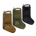 Christmas New Hot Popular Wholesale Polyester Christmas Tactical Stocking With Molle
