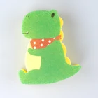Bear Sponge Spongesponge Kitchen Sponge Dinosaur Bear Three-piece Set Kitchen Dish Cleaning Sponge