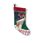 Christmas Stockings Wool Yarn Reindeer Rc Christmas Needlepoint Stockings