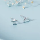 Stud 925 Silver Earring Stud 2021 New Design 925 Sterling Silver Jewelry Moon Star Stud Earrings Cute Simple Style Earring Female For Womens Wedding Gifts