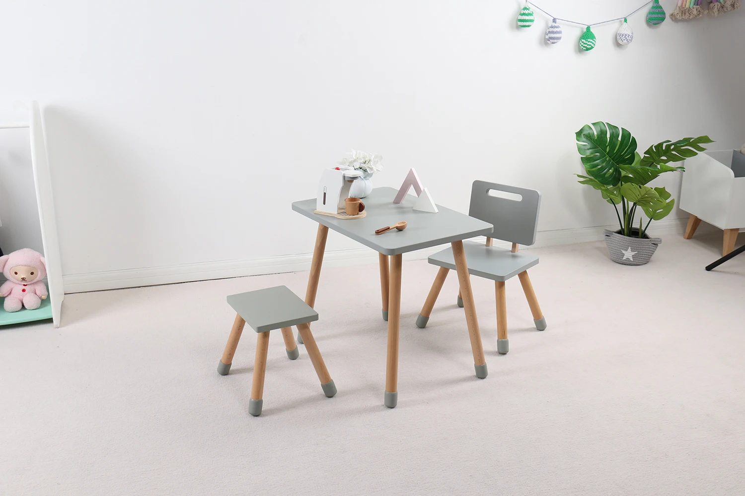 To Series 2023 Modern Kids Wood Table And Chair Set For Indoor Use ...