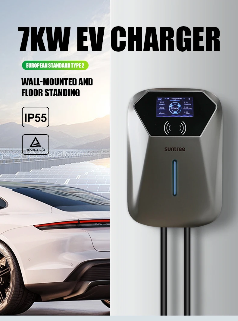 Wall Mounted Floor Standing Electric Vehicle Type Kw Home Ev