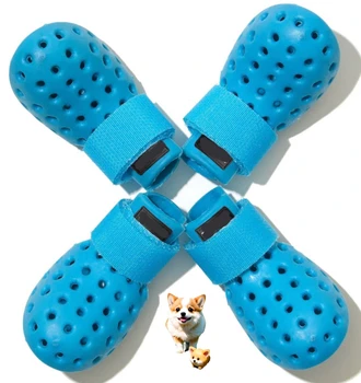 Dog antislip waterproof shoes crocs pet shoe socks dogs waterproof outdoor rain boots pet dog shoes
