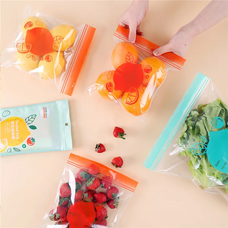 New Arrival Multi-function Zip Pouch Plastic Food Storage Bag in Kitchen