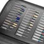 Nail Case Nail Bits Box 72 Pcs Manicure Milling Nail Bit Case Box Metal Nail Drill Bit Holder