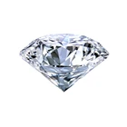 Starsgem High Quality Exquisite Jewelry 1 Carat White Round Bright Cut Morsonite Naked Stone Flashing