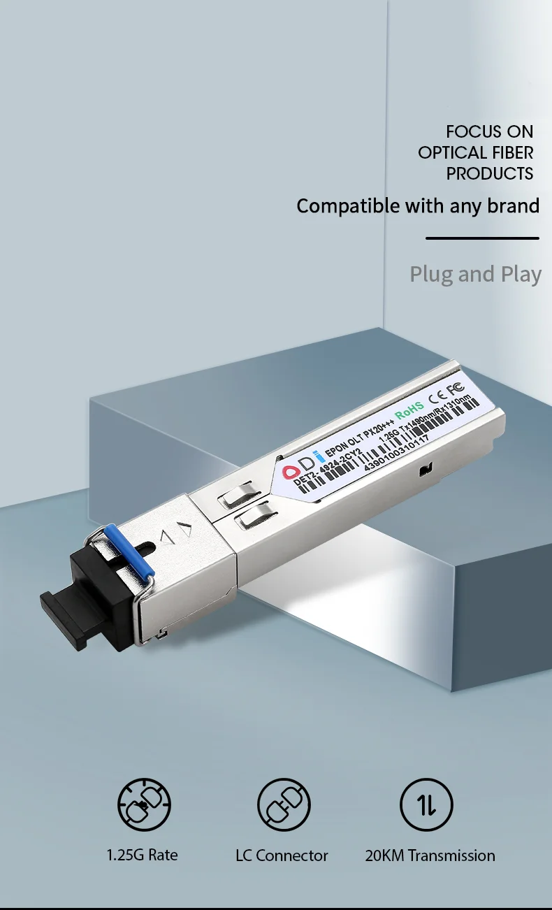 Hsgq Gpon Ont Sfp Gpon Olt Module C Ftth Sfp Module Compatible With