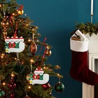 Christmas Family Gift Personalized Christmas Ornament For 2020 Xmas Hanging Ornaments Family Love Gift
