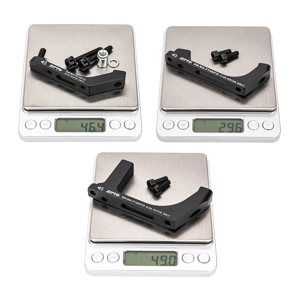 ZTTO Disc Brake Mount Adapter a B Fork Frame Adapter Road Bike Disc Brake Post Mount Caliper Flat Mount Adapter 140 160mm Rotor