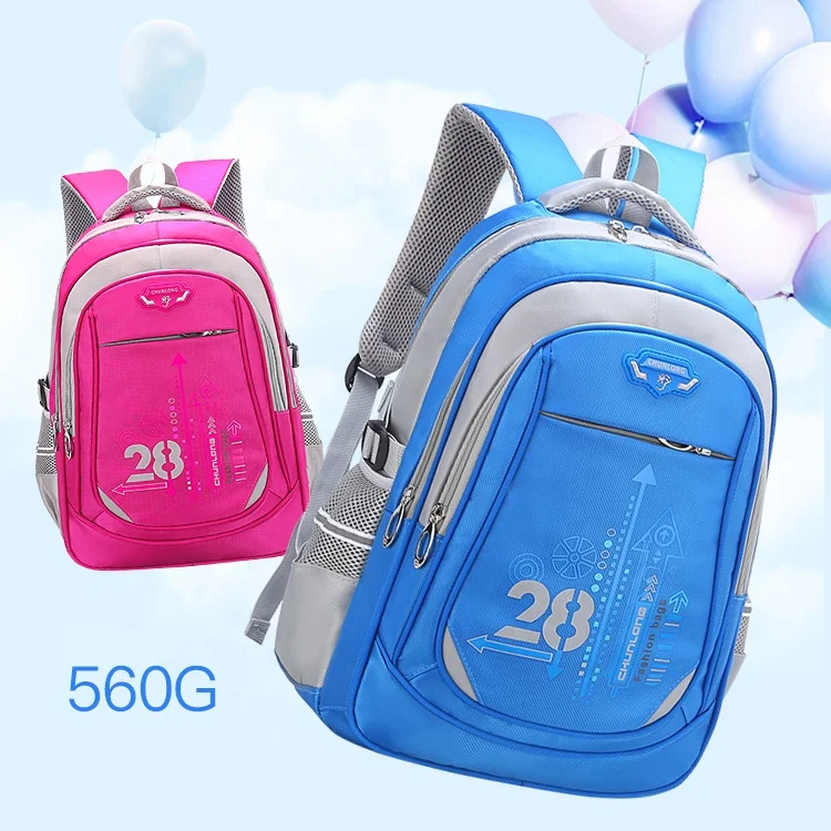 Amiqi HL-6340 New Design Fashion Contrast Ergonomic Manufacturing Process Kid School Bag Backpack School Bags For Teenagers