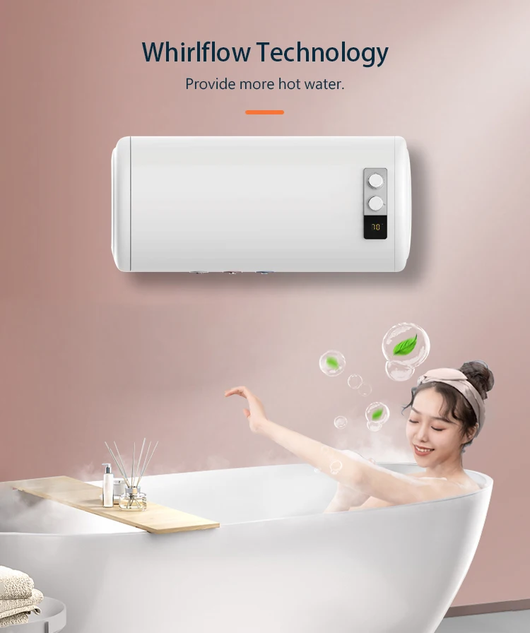 Factory Price Silent Operation Rated Temperature 75Centigrade With Enamel Tank Storage Electric Water Heater