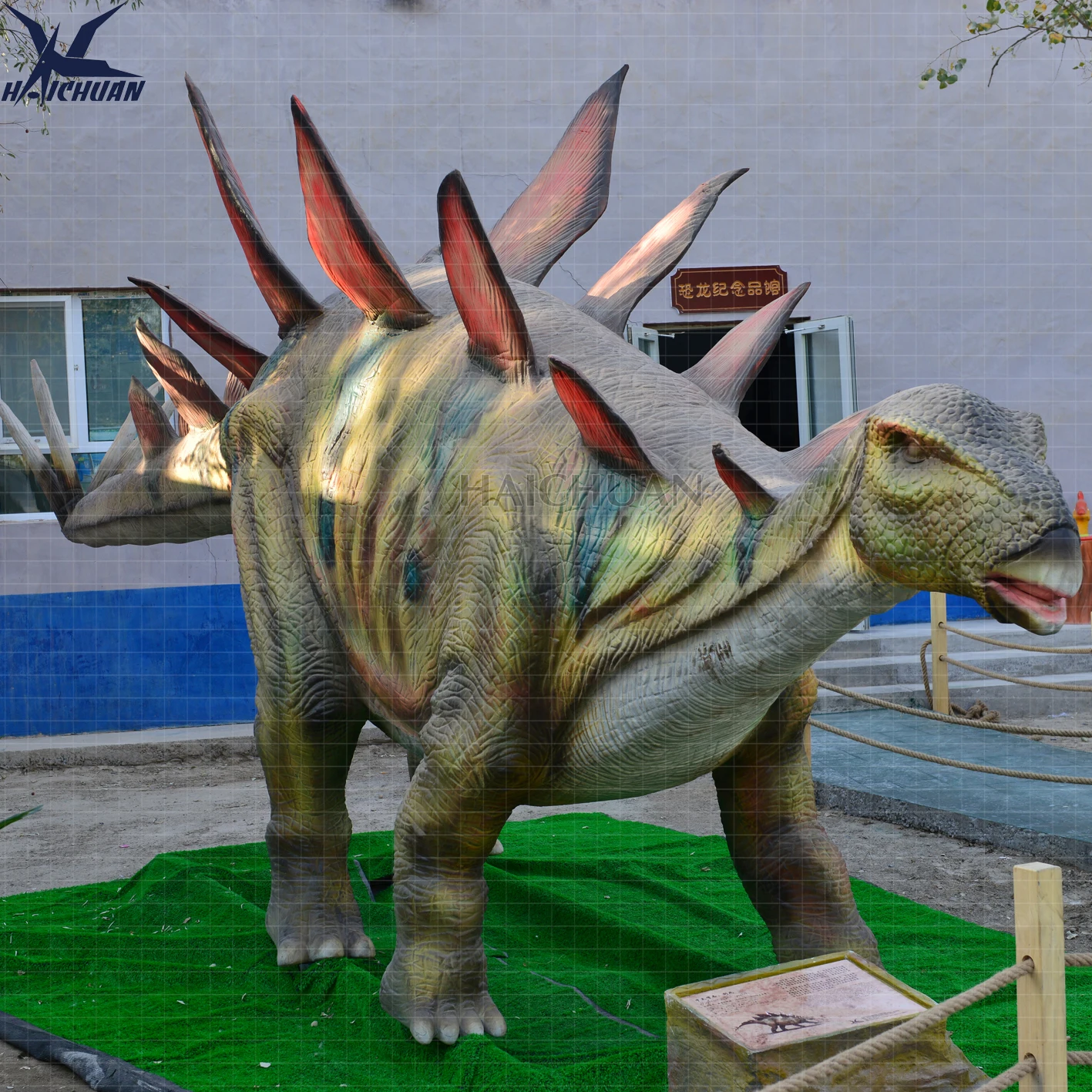 product animatronics parque de dinosaurios electrico montable animatronicos for sale-3