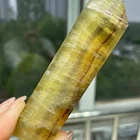 Hot Sale Unique Lucky Stone Natural Yellow Fluorite Towers For Healing Gift