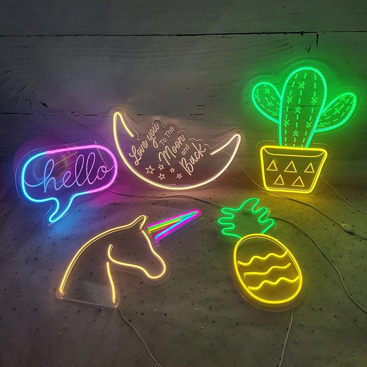 product 13 inch cloud and lightning neon wall led neon sign hanging art for bar bedroom living room kids room party-2
