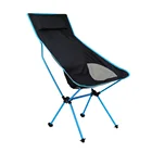 Folding High Back Aluminum Alloys And Polyester Backpack Collapsible Compact Folding Convenience Chair