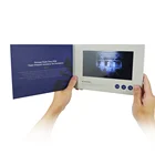 Custom 4.3 5 7 10 Inch LCD TFT Screen Video Brochure Book For Greeting Gift Invitation Business Card Marketing