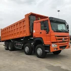 Wheel Truck 371 HP 12 Wheel Manual Transmission Brand New HOWO Dump Truck Price