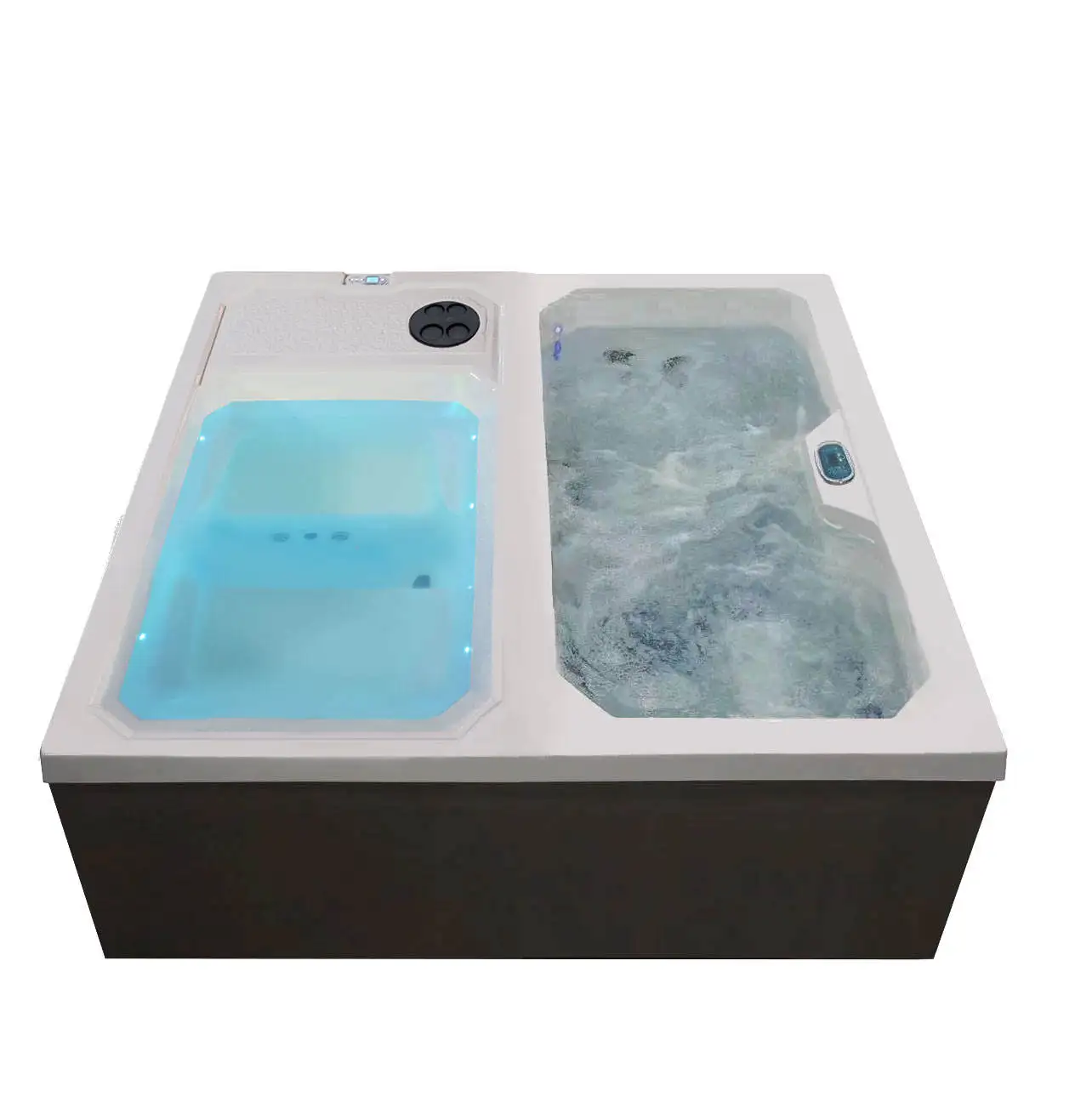 Modern Hydrotherapy Tub with 5 Years Warranty 4 Person Capacity and 1300L Water Capacity