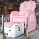 Chair Salon Luxury Design North European Style Pink Pedicure Chair For Man Nail Salon