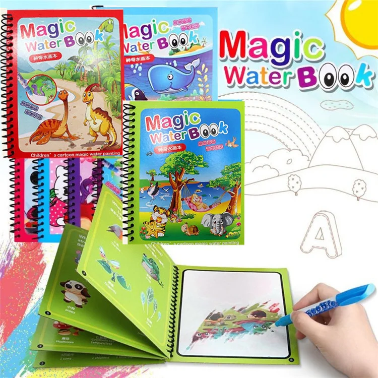 New Design Reusable Drawing Board Educational Toy Doodle Mat Magic Water Drawing Book for Kids