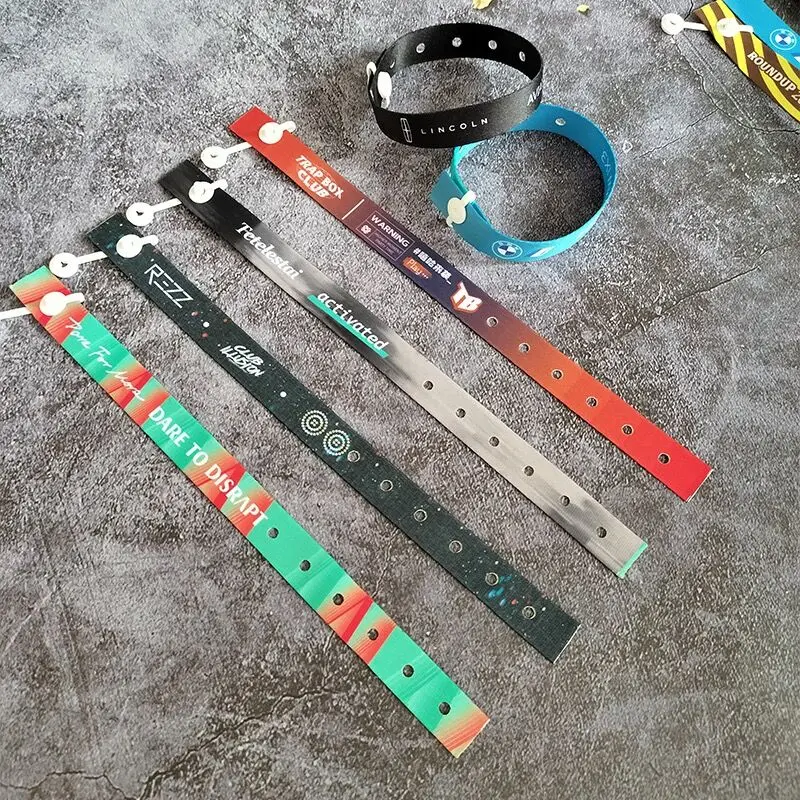 Customised Festival Event Novelties Ribbon Fabric Wrist Band