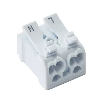VDE CE 2 Pin Screwless Push Wire Connector For LED Lighting