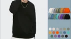 Crewneck Custom High Quality Long Sleeves Oversize Hoodies Unisex Women Men Plain Pullover Crewneck Sweatshirt