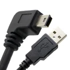 Mini Cable For 90 Degree Right Angle USB A Male To MINI USB Cable For PS3 Controller Camera